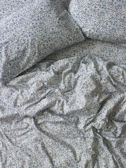 Blue Mini Meadow Cotton Duvet Cover