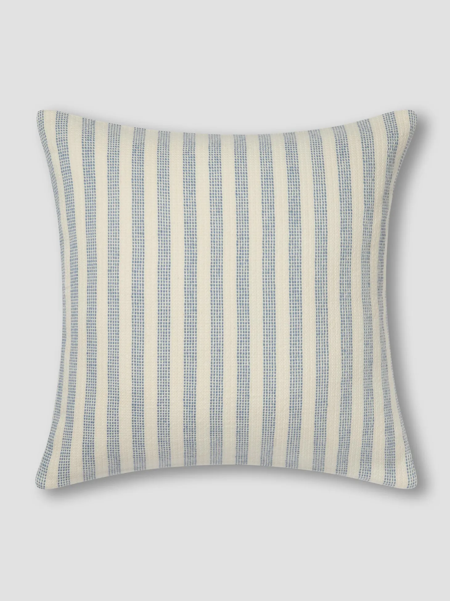 Coastal Blue Pembroke Stripe Wool Cushion Cover