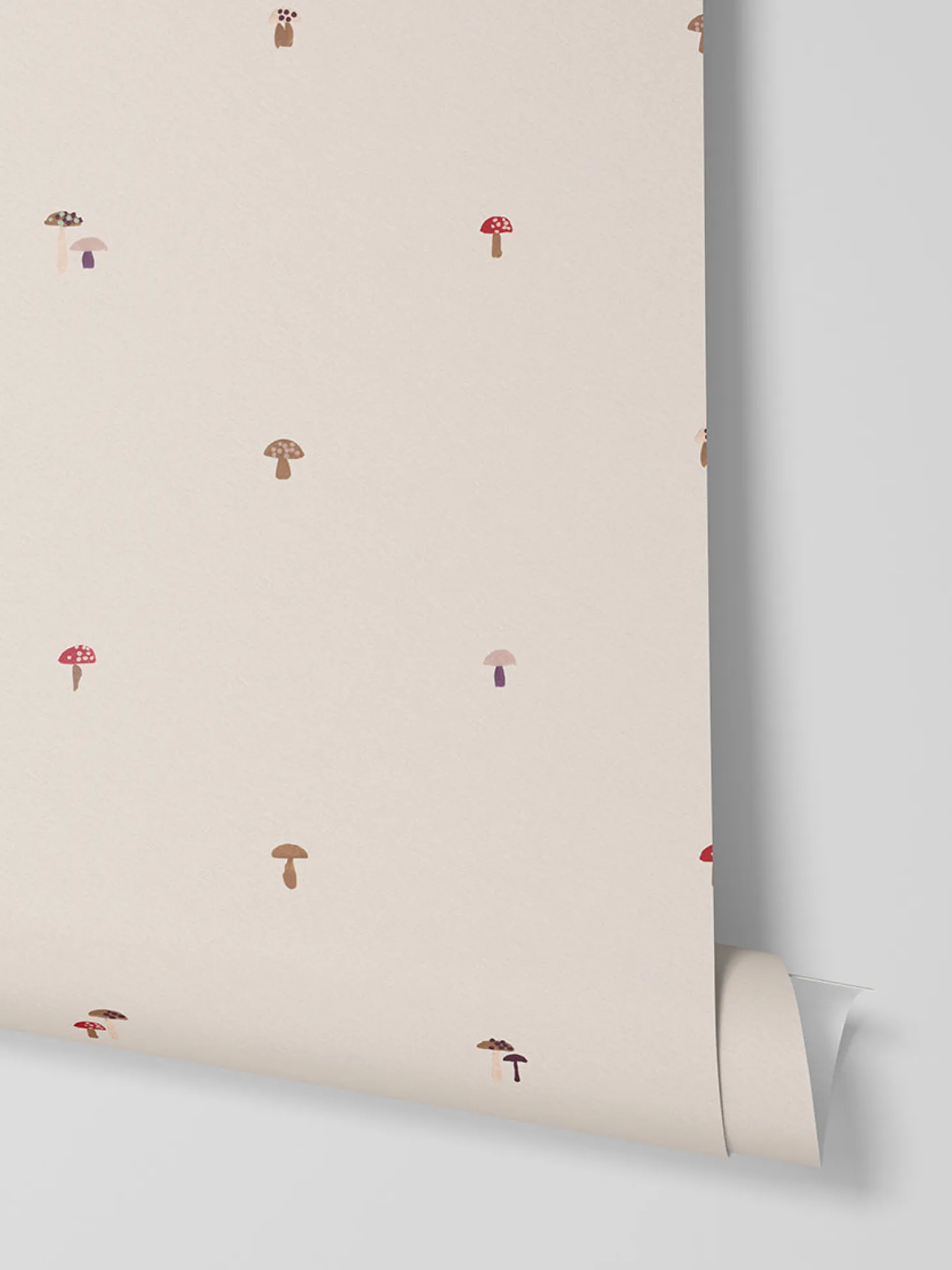 Cream Mushrooms Wallpaper