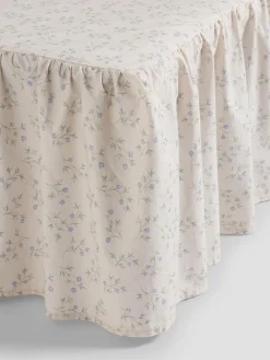 Cream Spring Sprig Cotton Valance
