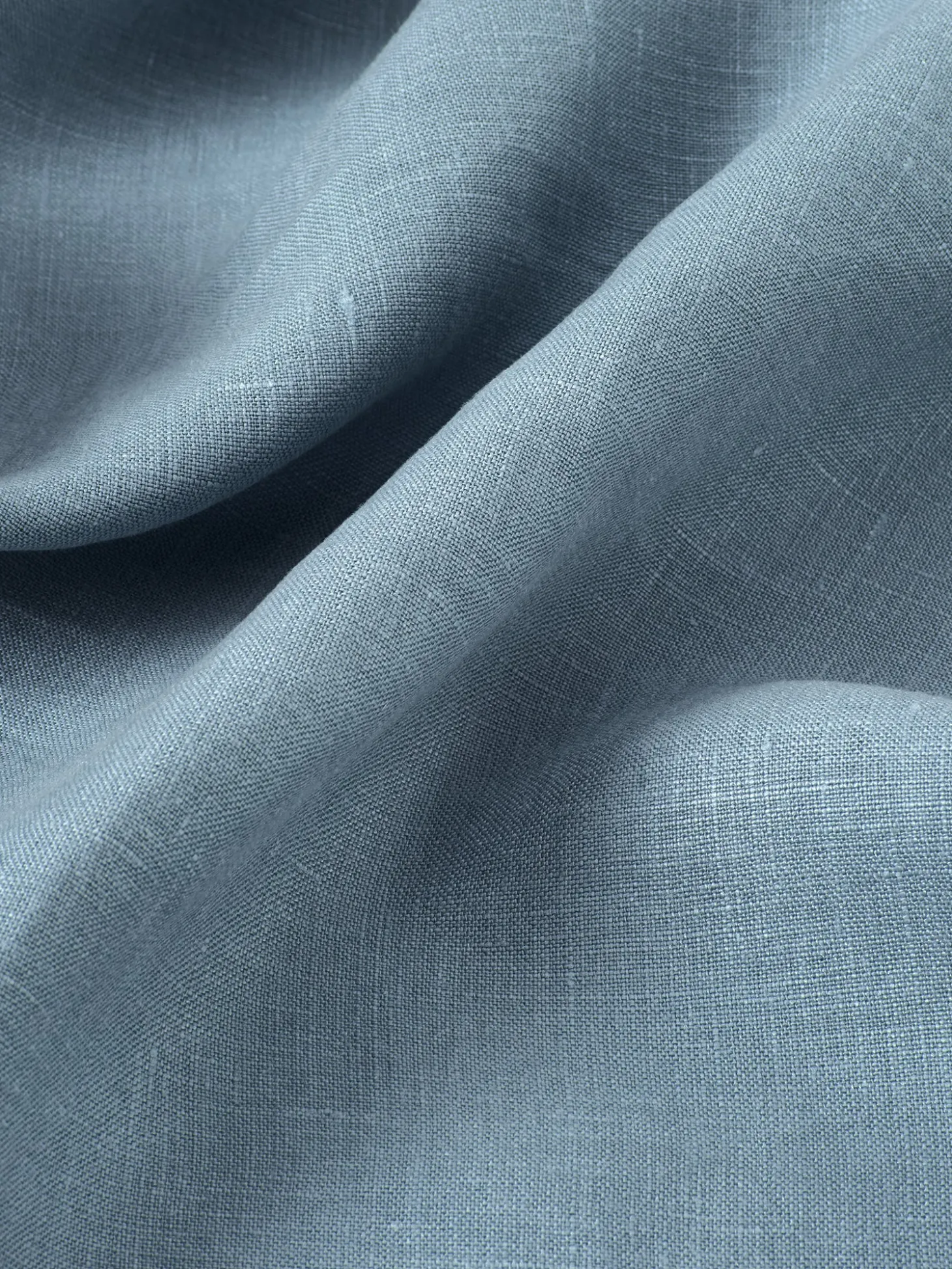 Dusk Blue Linen Blend Duvet Set