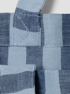 Dusty Blue Pembroke Linen Blend Tote Bag