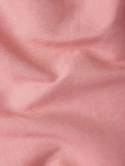 Dusty Pink Linen Blend Flat Sheet