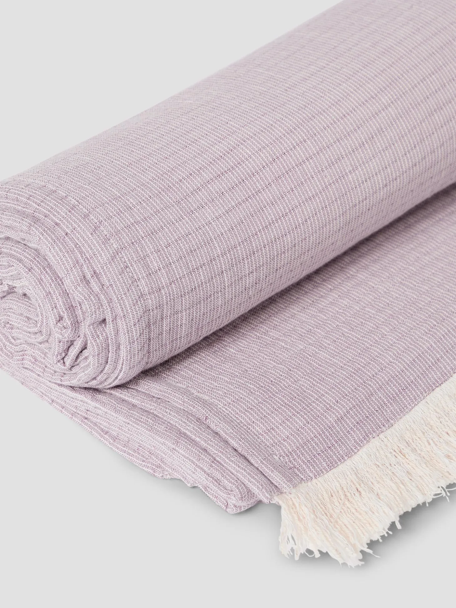 Elderberry Cotton Textured Throw