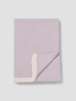 Elderberry Cotton Textured Throw