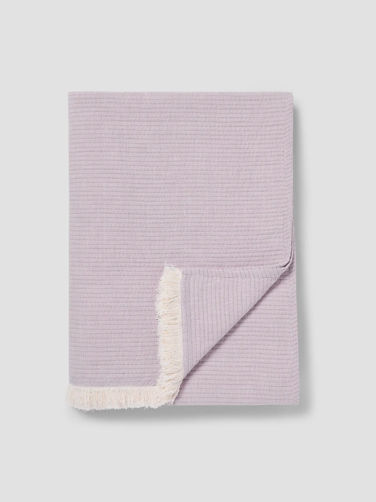 Elderberry Cotton Textured Throw