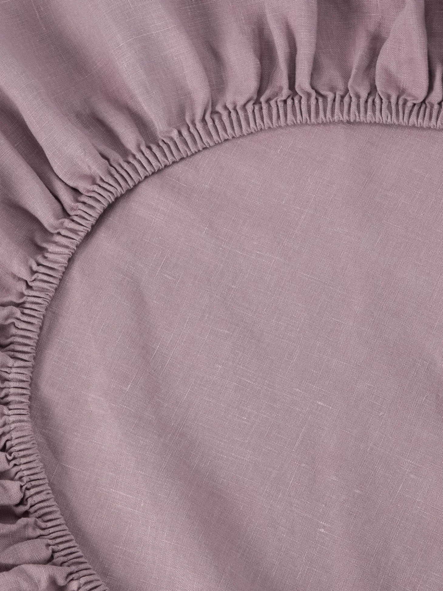 Elderberry Linen Blend Fitted Sheet