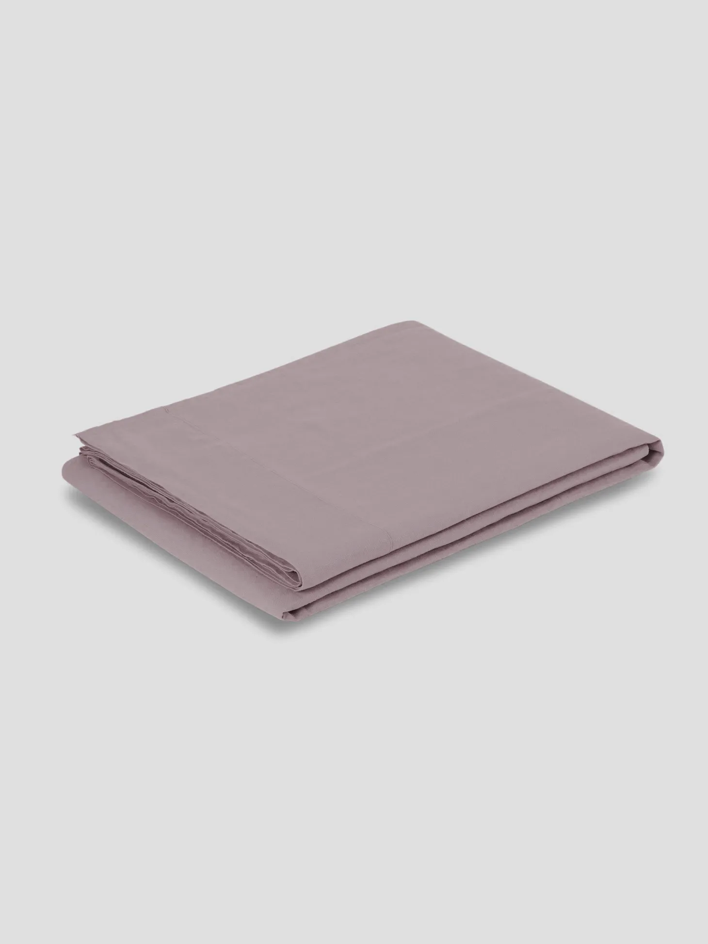 Elderberry Linen Blend Flat Sheet