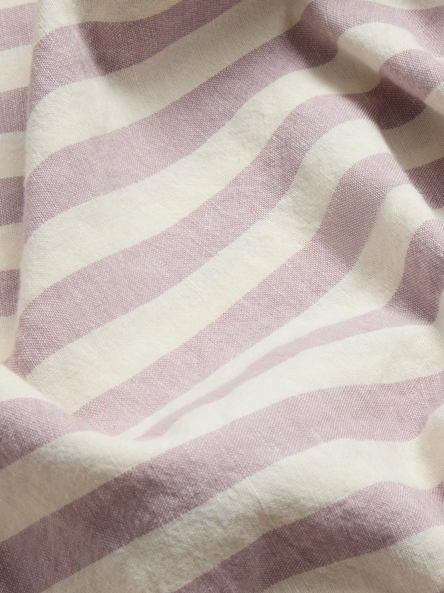 Elderberry Pembroke Stripe Linen Blend Pillowcase (Pair)