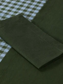 Fern Green Linen Blend Napkins Set of 4