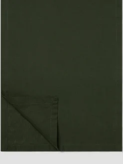 Fern Green Linen Blend Table Runner