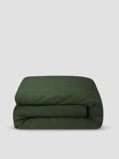Fern Green 100% Linen Duvet Cover