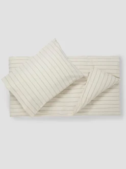 Mellow Green Slumber Stripe Kids Cotton Bedding Set