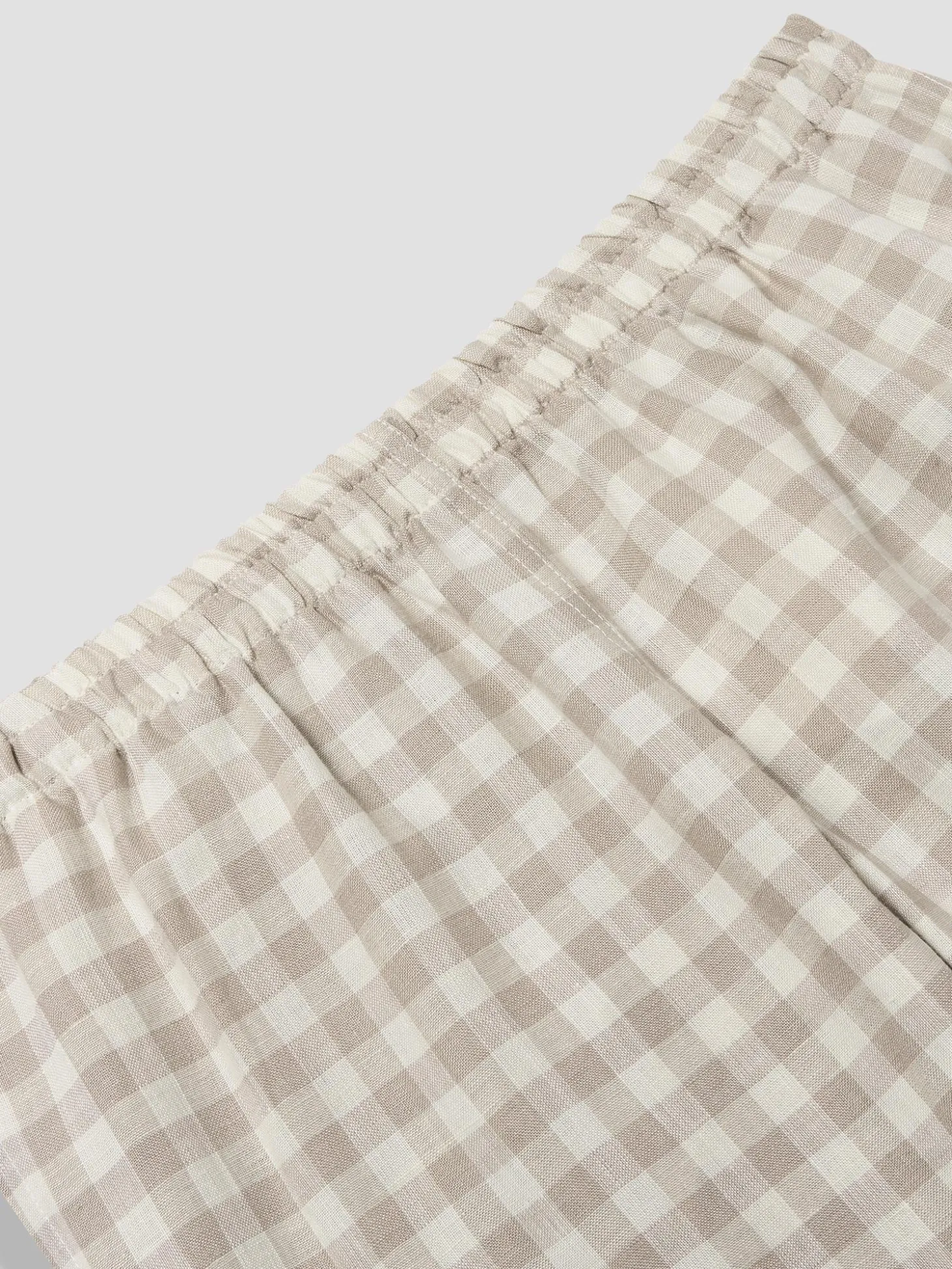 Men's Mushroom Gingham Pajama Set