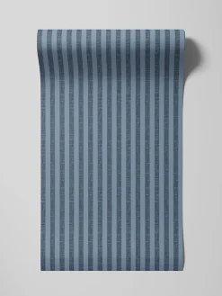 Navy Pembroke Stripe Wallpaper