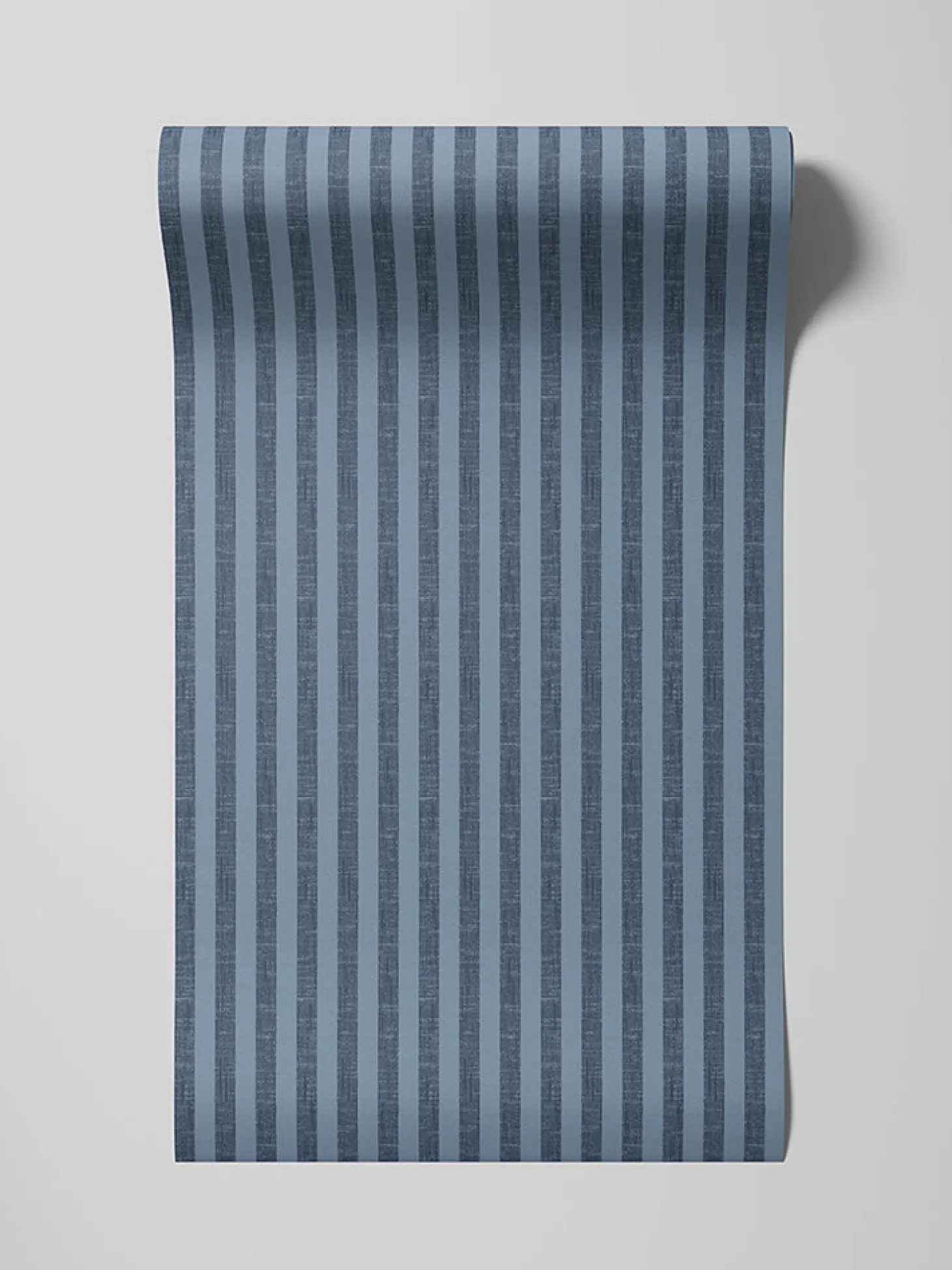 Navy Pembroke Stripe Wallpaper