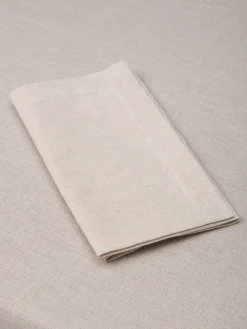 Oatmeal Linen Blend Napkins Set of 4
