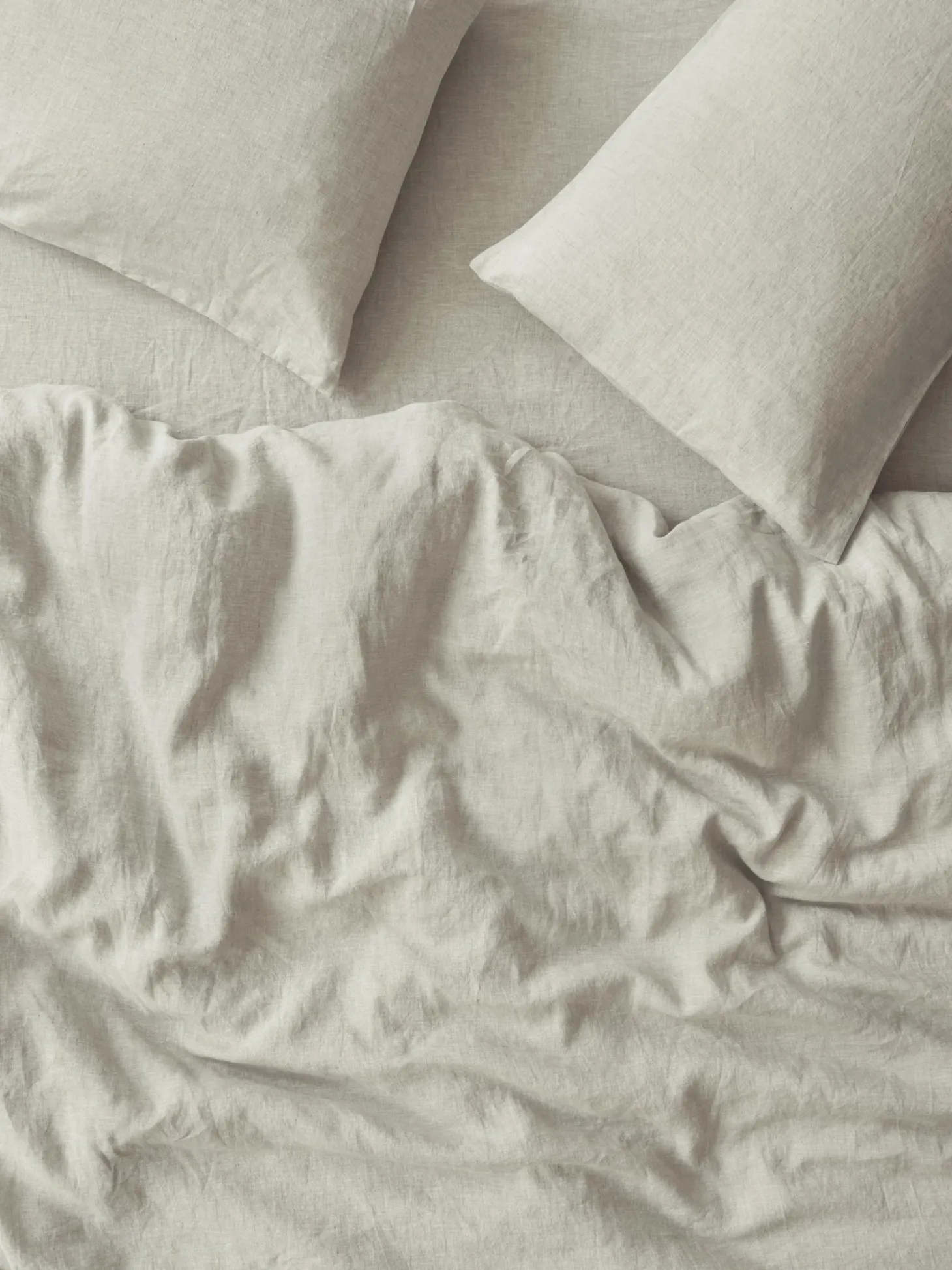 Oatmeal 100% Linen Duvet Cover