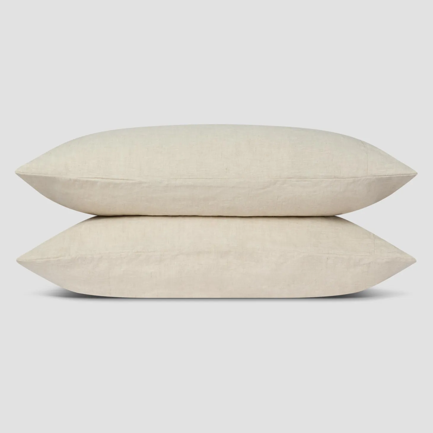 Oatmeal 100% Linen Pillowcases (Pair)
