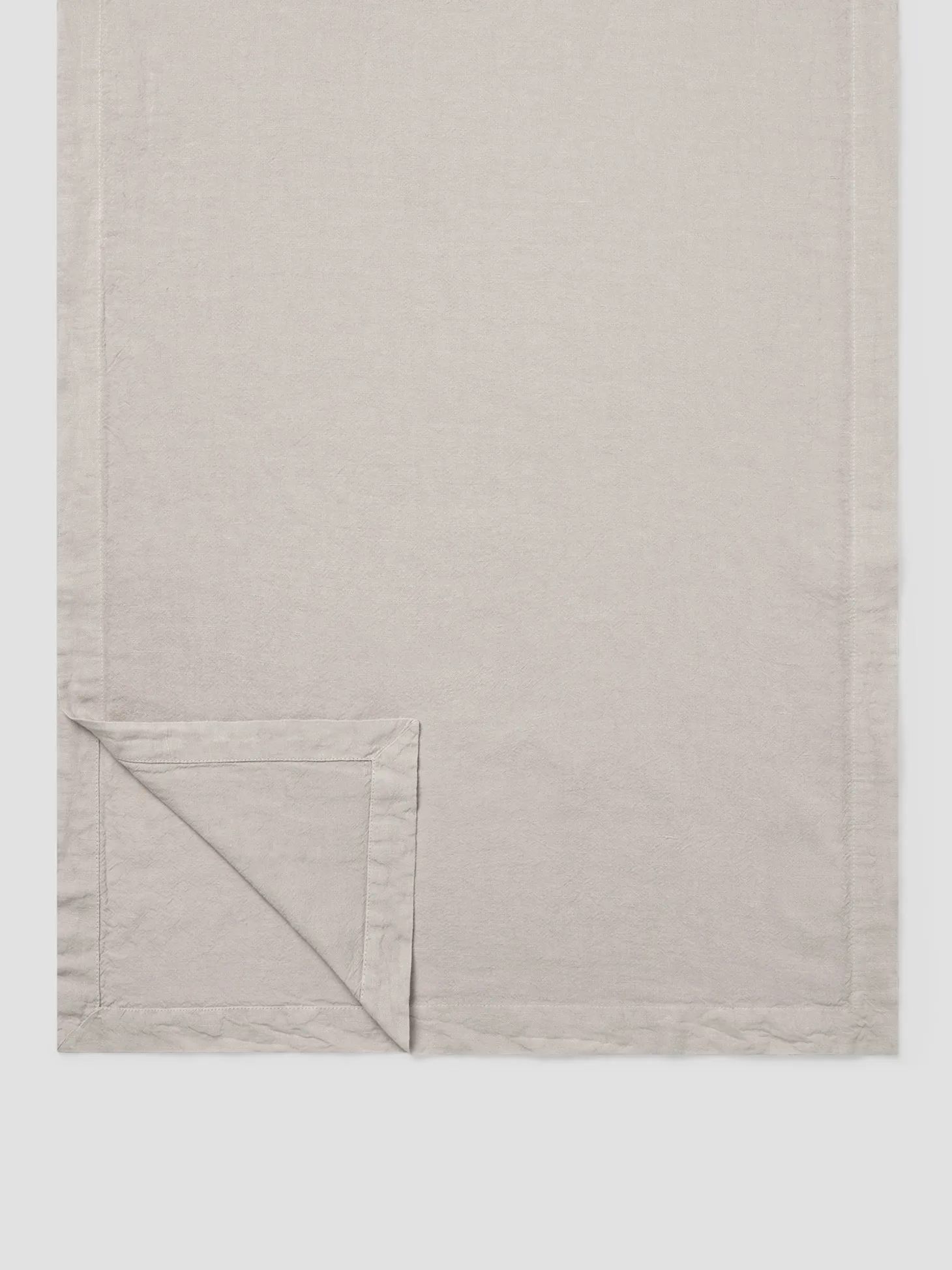Oatmeal Linen Table Runner