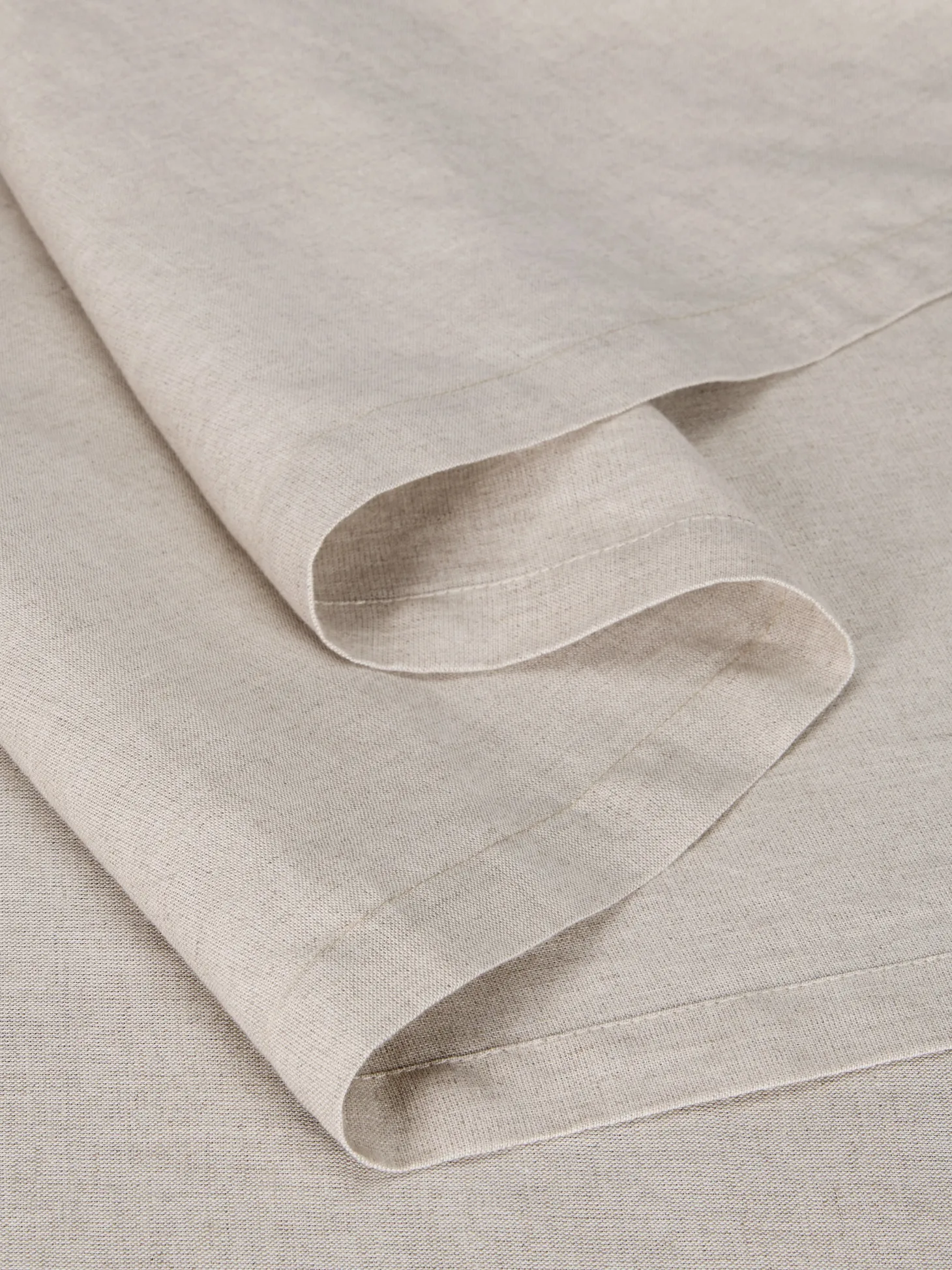 Oatmeal Linen Table Runner