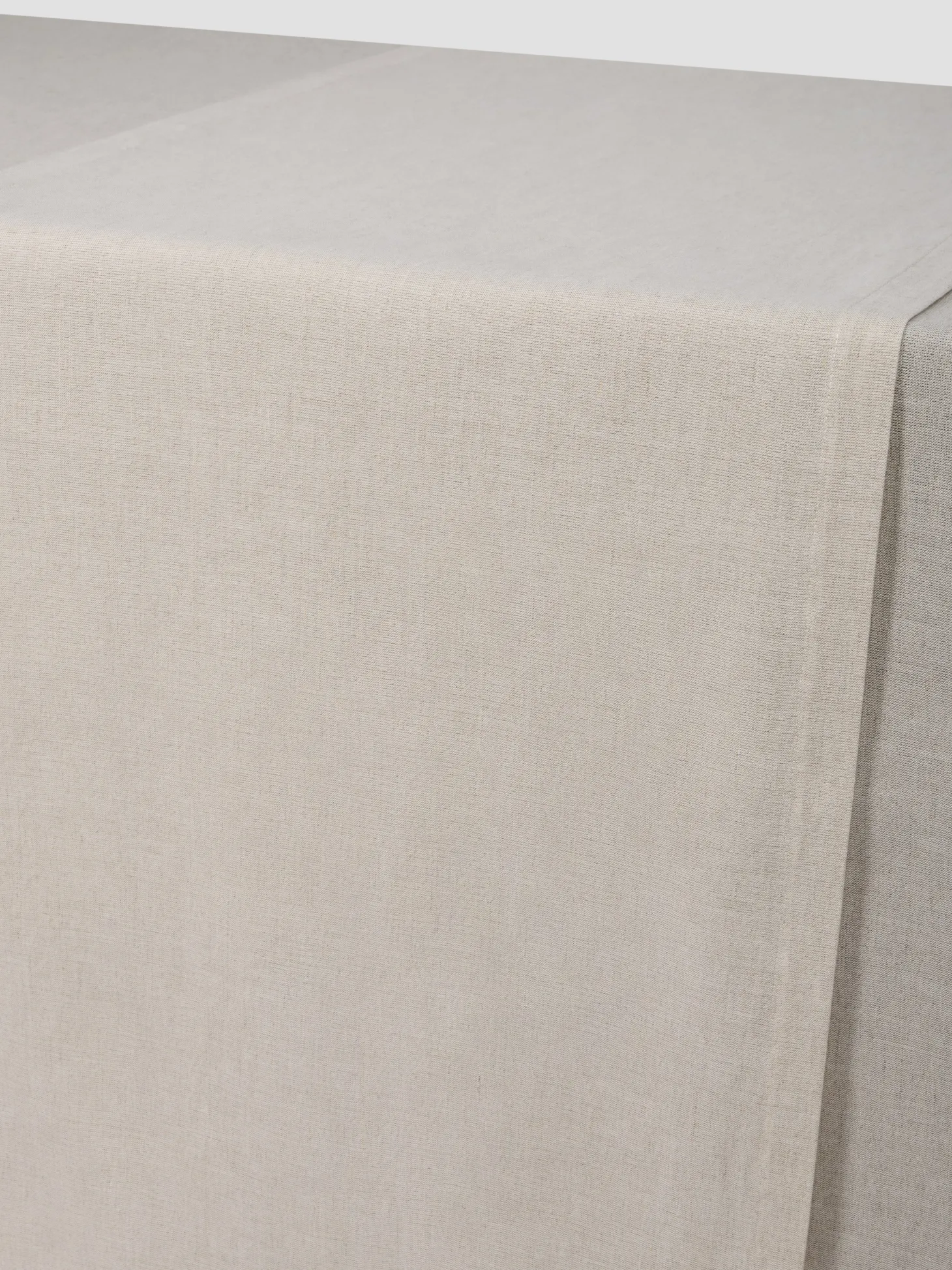 Oatmeal Linen Table Runner