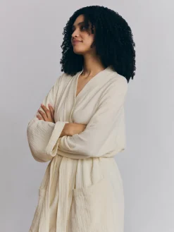 Pearl Cotton Gauze Robe