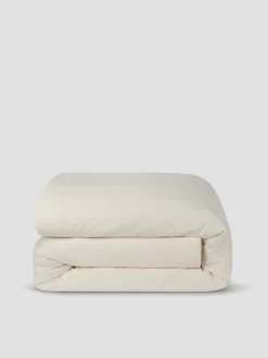 Pearl Linen Blend Duvet Cover