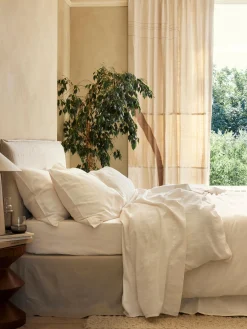 Pearl Linen Blend Sheet Set