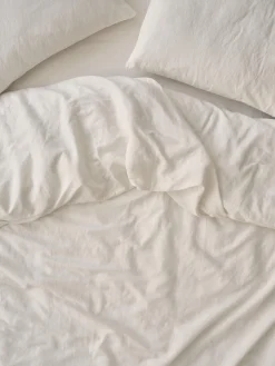 Pearl 100% Linen Duvet Cover