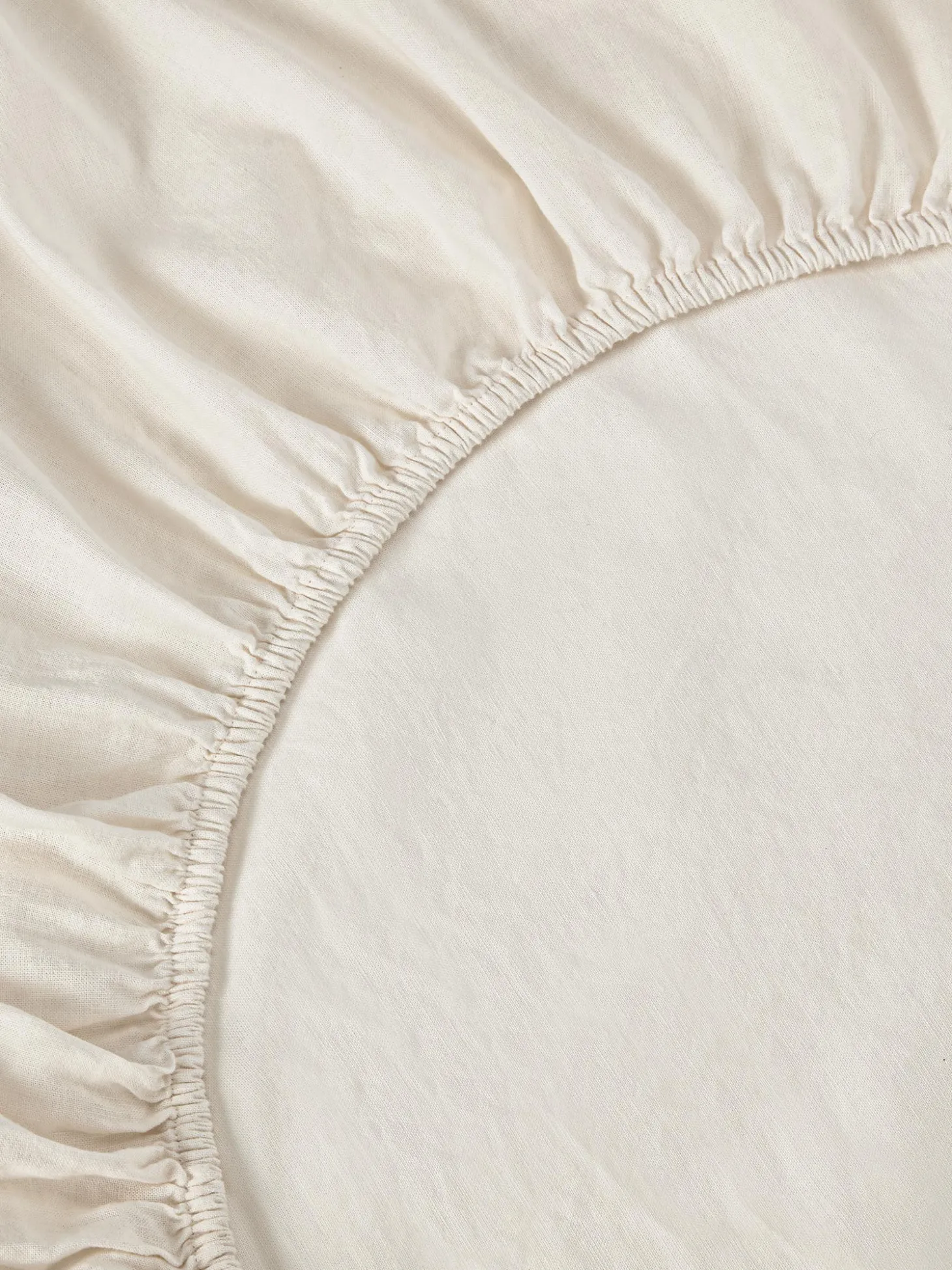 Pearl 100% Linen Fitted Sheet