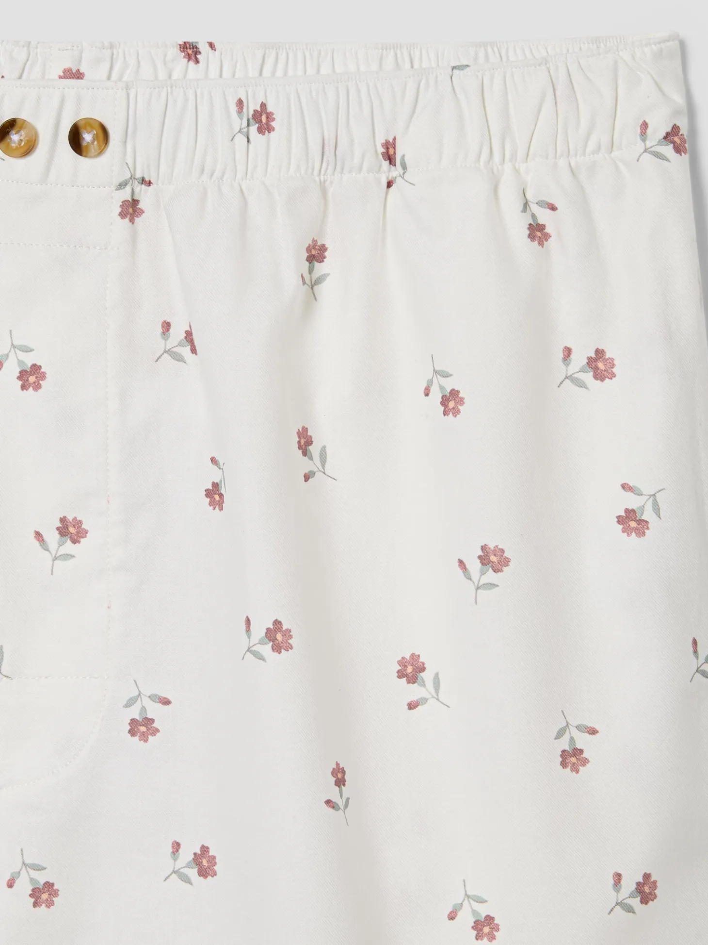 Pearl Posy Bud Cotton Boxer Shorts