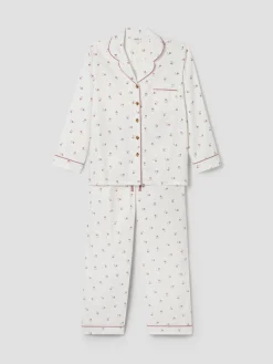 Pearl Posy Bud Cotton Pants Set
