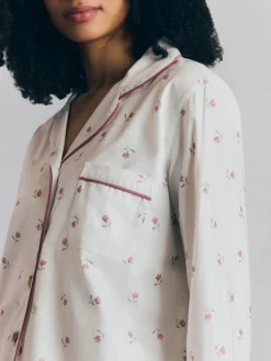 Pearl Posy Bud Cotton Pants Set