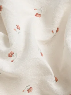 Pearl Posy Bud Linen Blend Duvet Cover