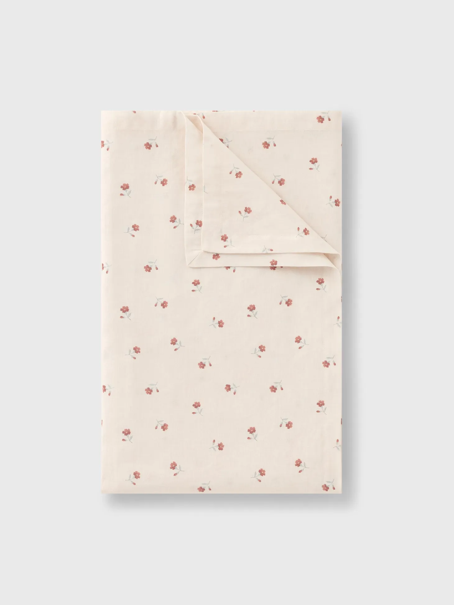 Pearl Posy Bud Linen Blend Table Runner