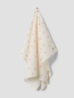 Pearl Posy Bud Linen Blend Tea Towel