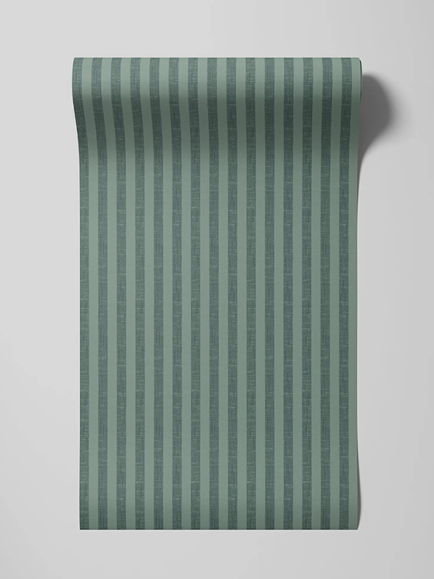 Pine Green Pembroke Stripe Wallpaper