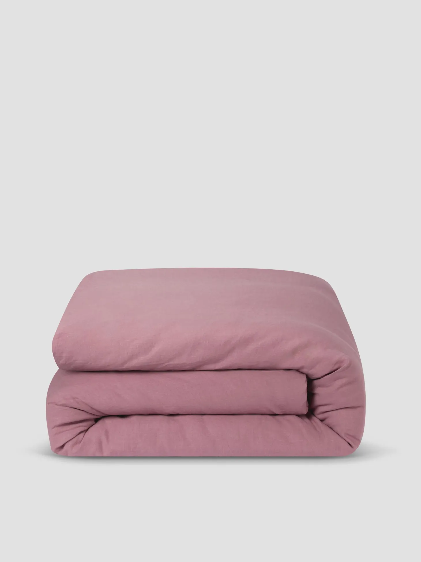 Raspberry 100% Linen Duvet Cover