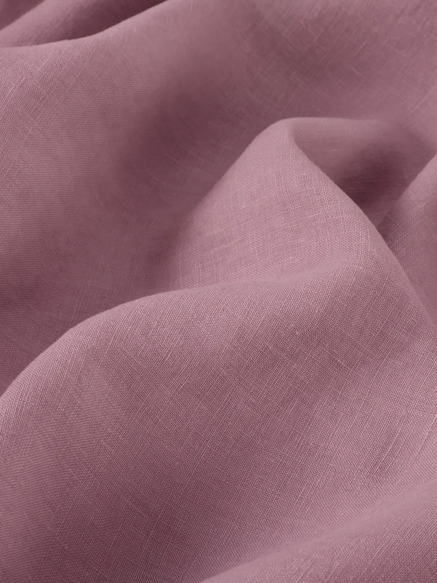 Raspberry 100% Linen Fitted Sheet