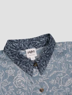 River Wandle Middlemore Linen Women’s Pajama Shorts Set
