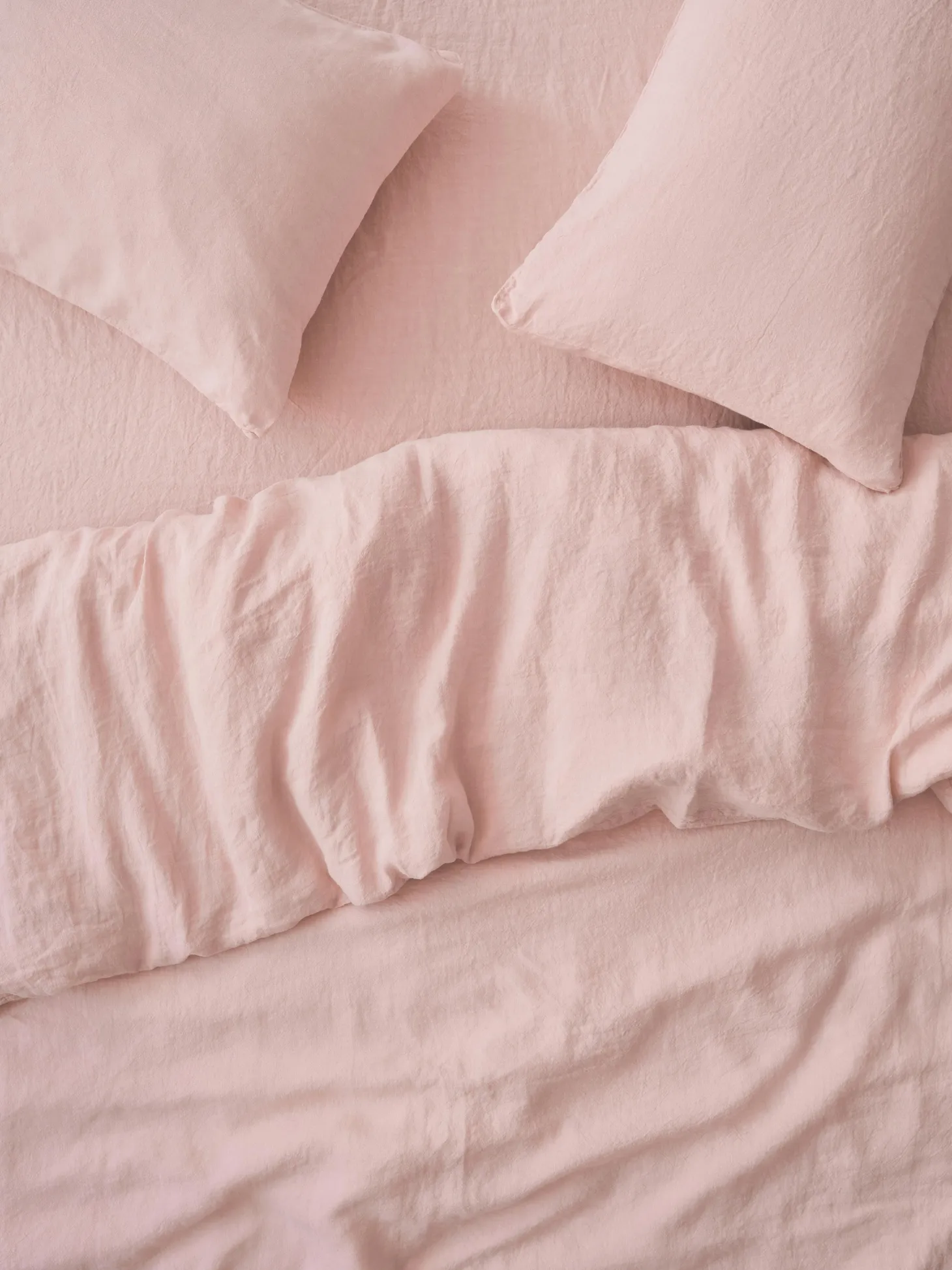 Rose 100% Linen Duvet Cover