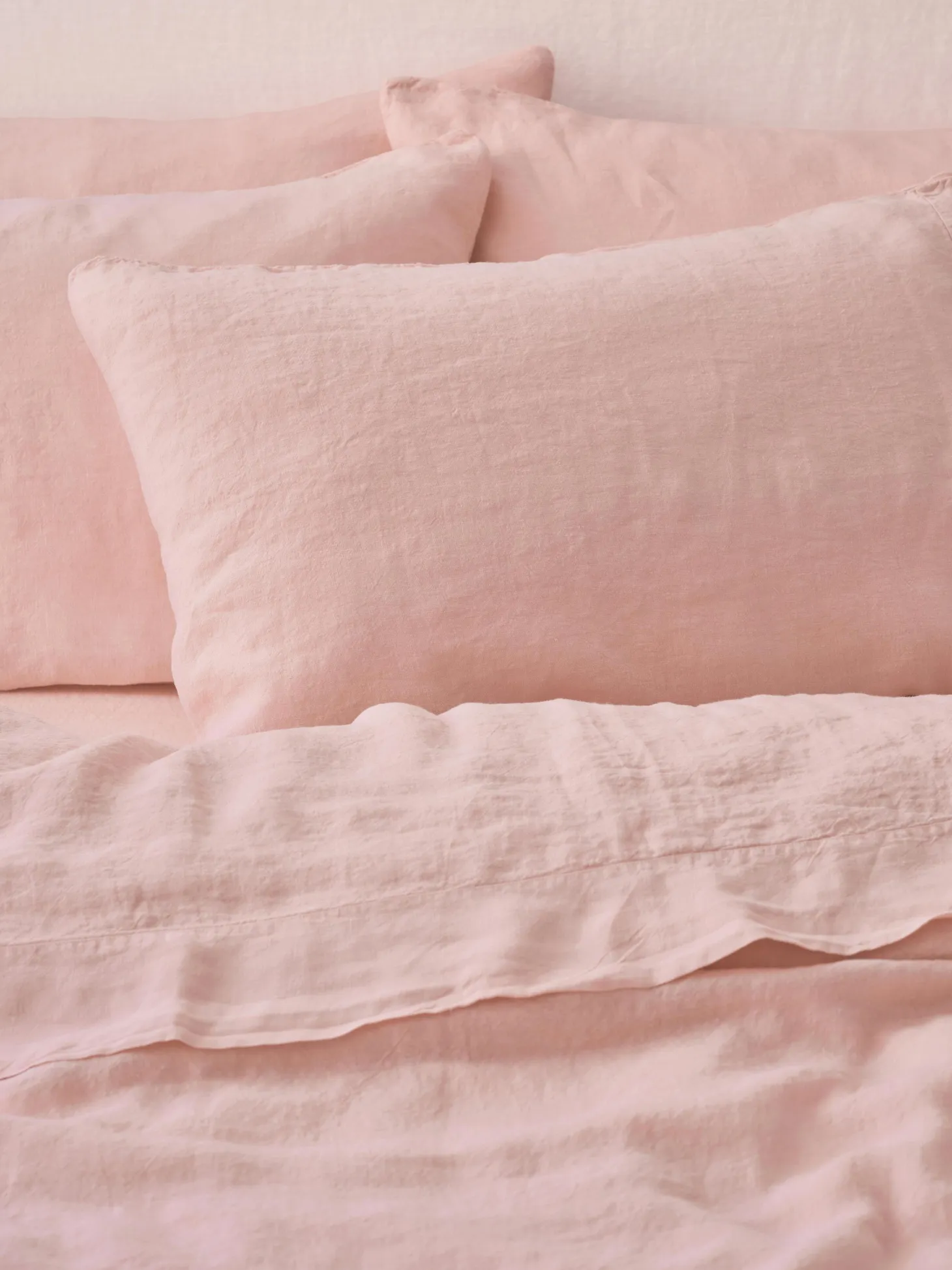 Rose 100% Linen Pillowcases (Pair)
