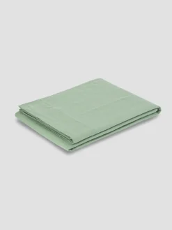 Sage Green Linen Blend Flat Sheet