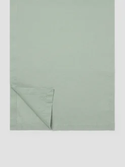 Sage Green Linen Table Runner