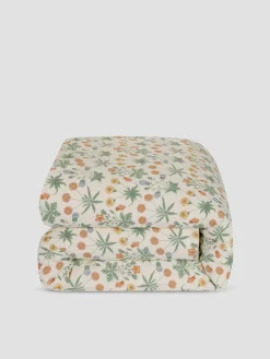Sage & Mindful Cream Daisy Cotton Duvet Cover