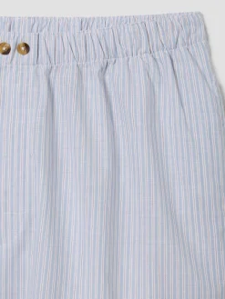 Sky Blue Stripe Cotton Boxer Shorts