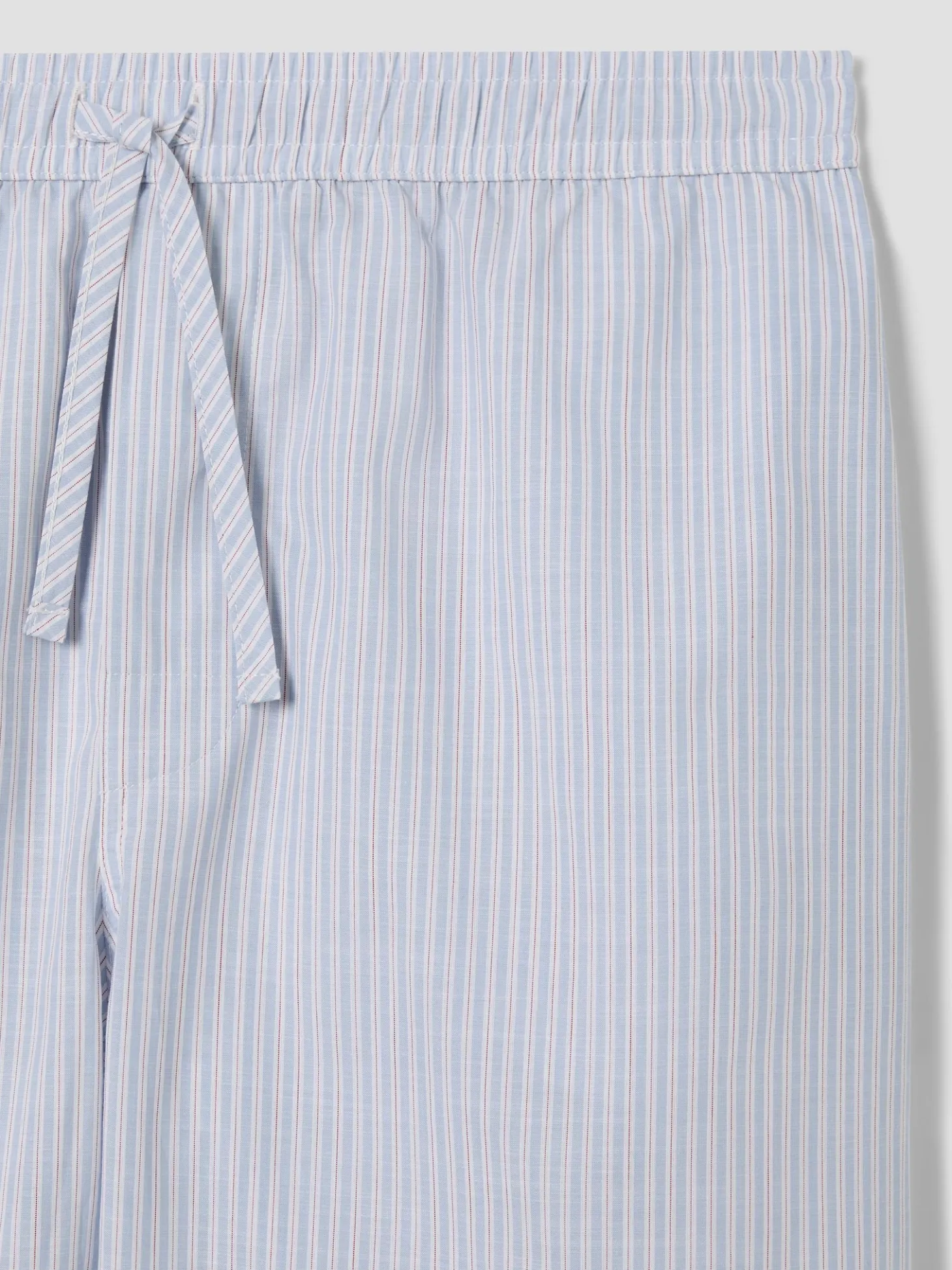 Sky Blue Stripe Cotton Pants