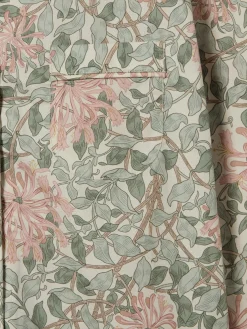 Soft Sage Honeysuckle Cotton Pajama Set