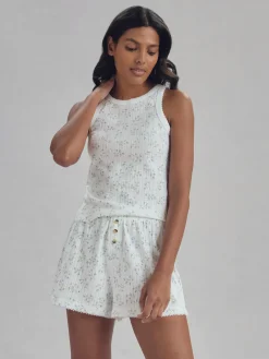 Spring Sprig Pointelle Shorts